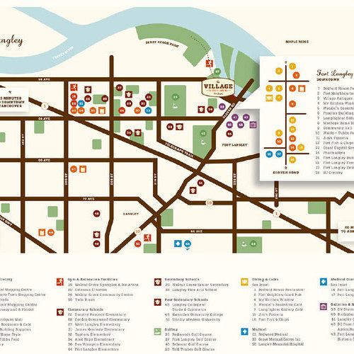 The Village at Bedford Landing location map 1