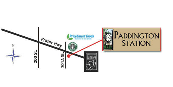 Paddington Station location map 1