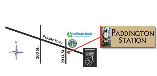 Paddington Station location map 1