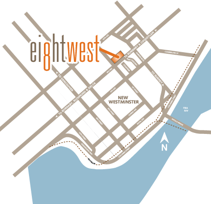 Eightwest location map 1