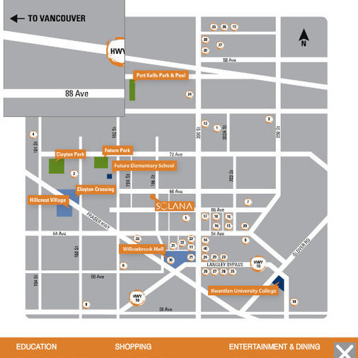 Solana location map 1