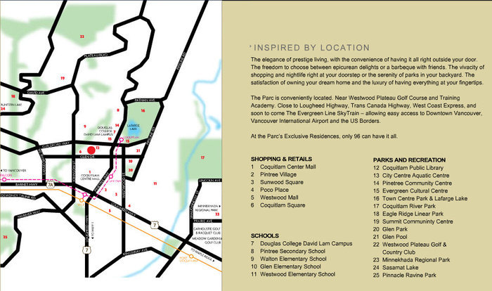 Residences At The Parc location map 1
