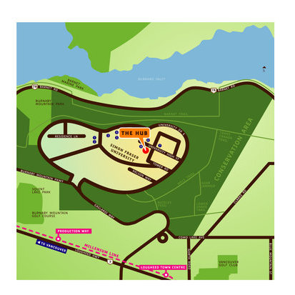 The Hub location map 1