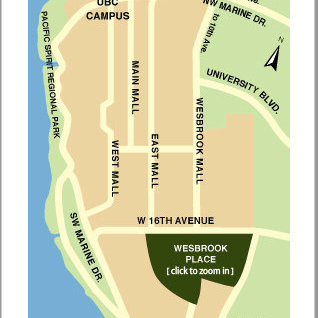 The Wesbrook location map 1