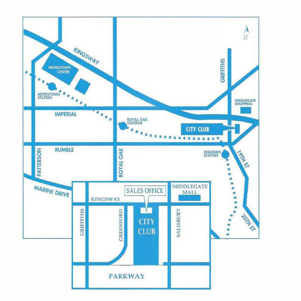 City Club on the Park location map 1