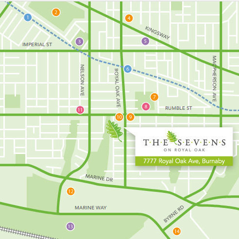 The Sevens location map 1
