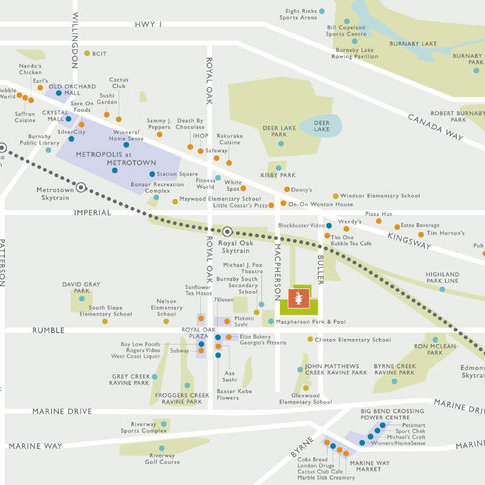 Macpherson Walk West location map 1