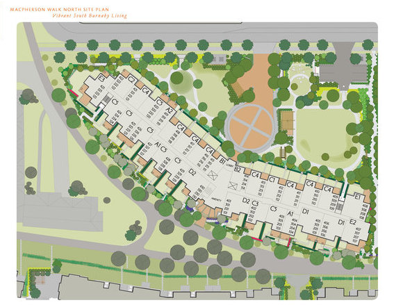 Macpherson Walk East location map 2