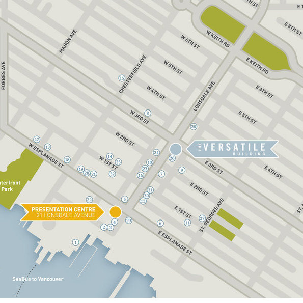 The Versatile Building location map 1