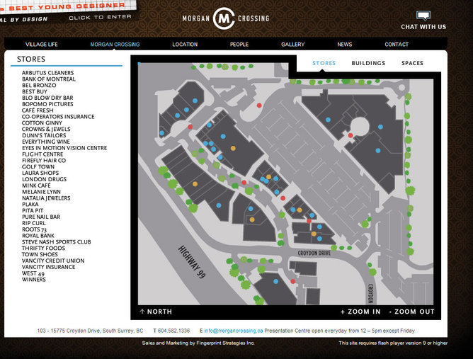 Morgan Crossing location map 1