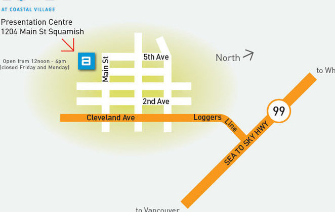 Aqua At Coastal Village location map 1