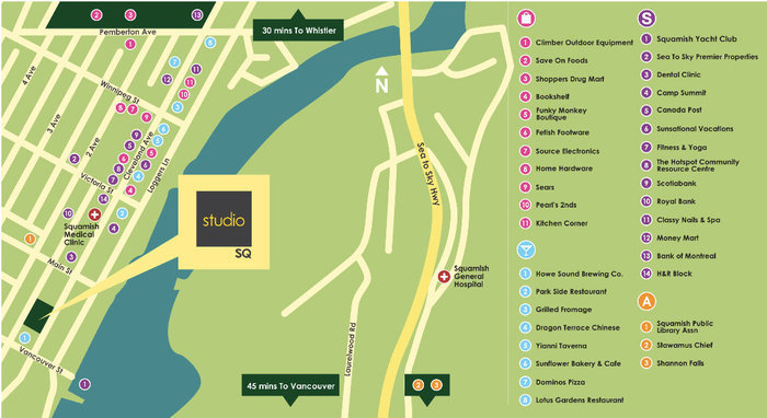 Studio Sq location map 1