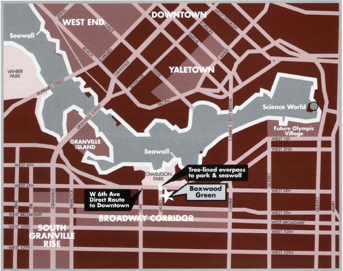 Boxwood Green location map 1