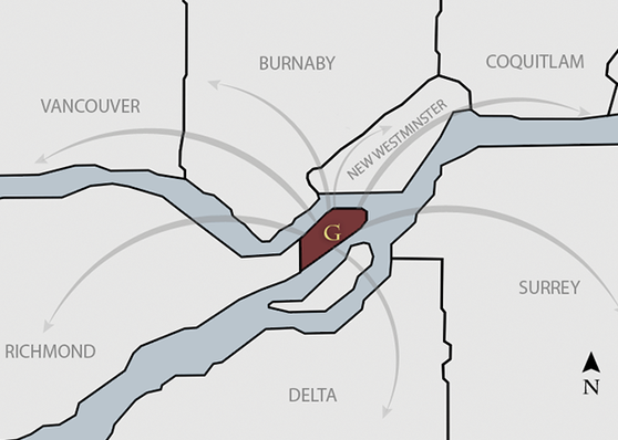 Gladstone Park location map 2