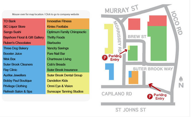 Suter Brook location map 1