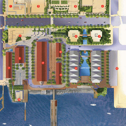 Atrium At The Pier location map 1