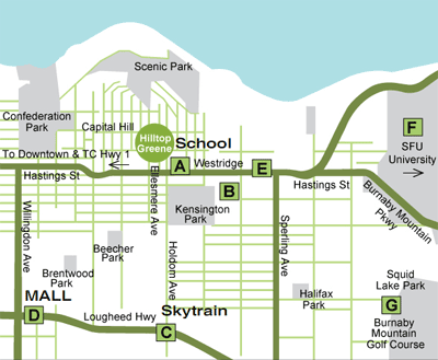 Hilltop Greene location map 1