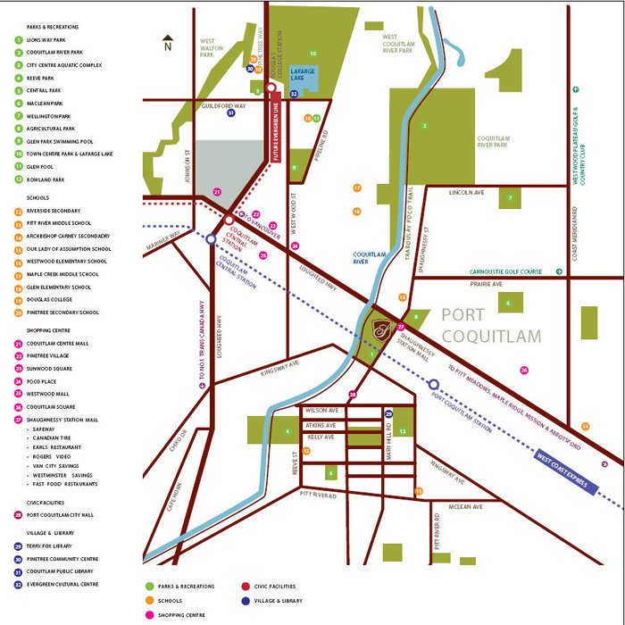 The Shaughnessy location map 1