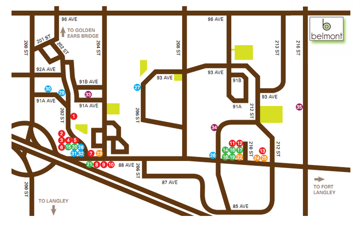 Belmont location map 1