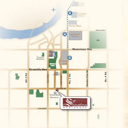 Sonatina Residence location map 1