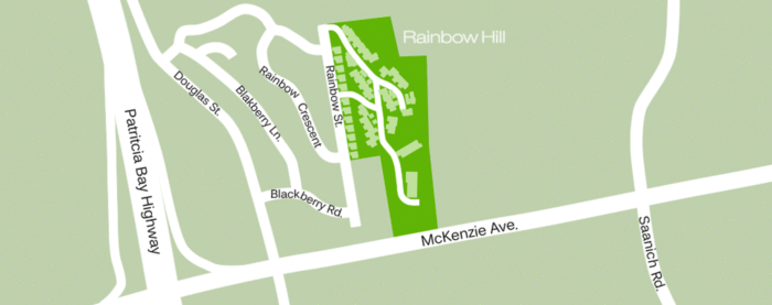 Rainbow Hill location map 1