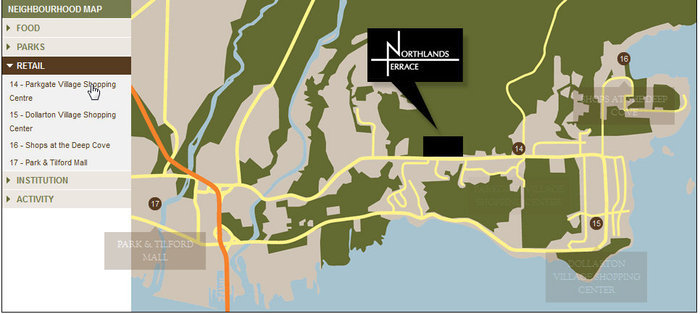 Northlands Terrace location map 5