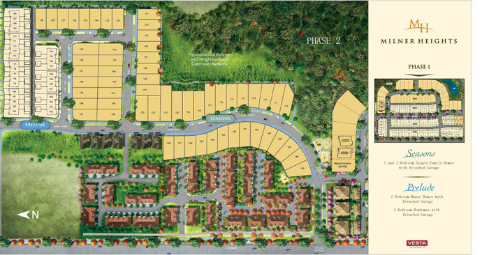 Prelude Milner Heights location map 3