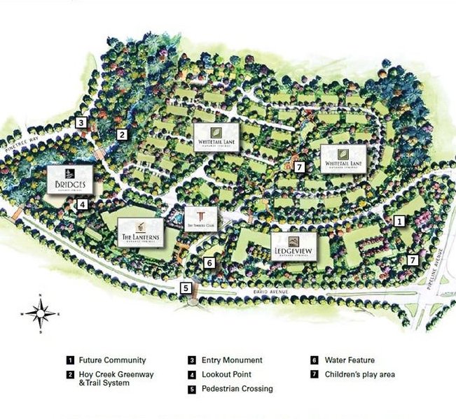 Bridges location map 1
