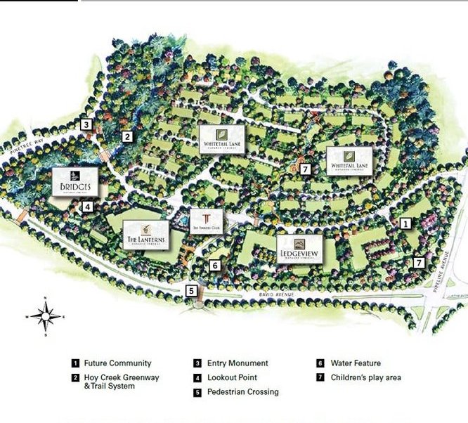 The Lanterns location map 1