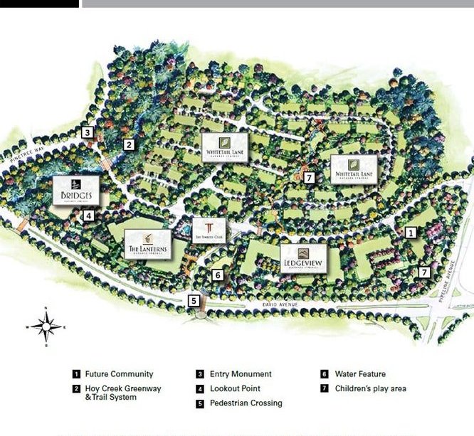 The Lanterns location map 1