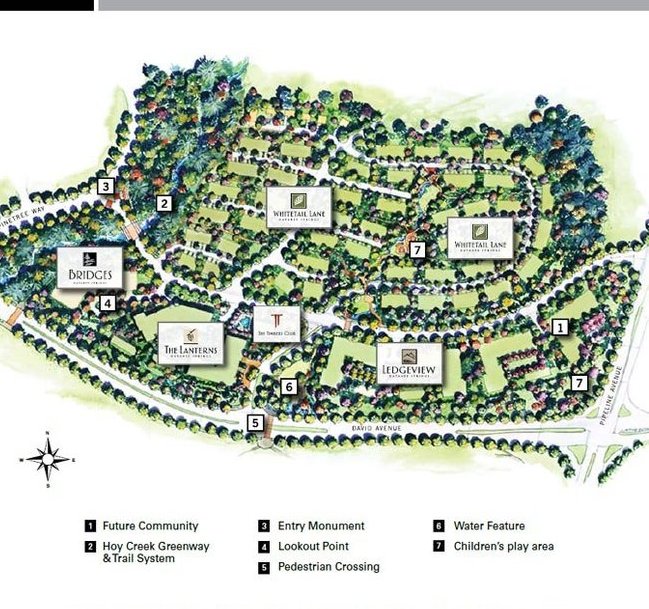Whitetail Lane location map 1