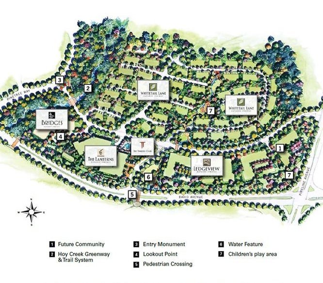 Whitetail Lane location map 1