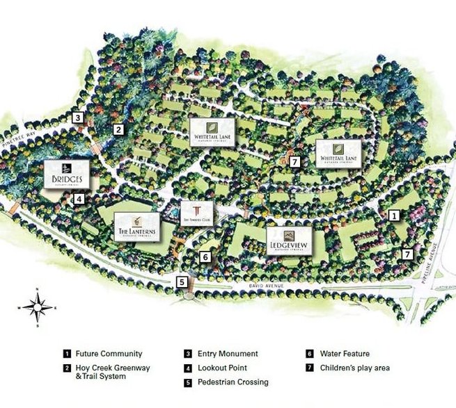 Whitetail Lane location map 1