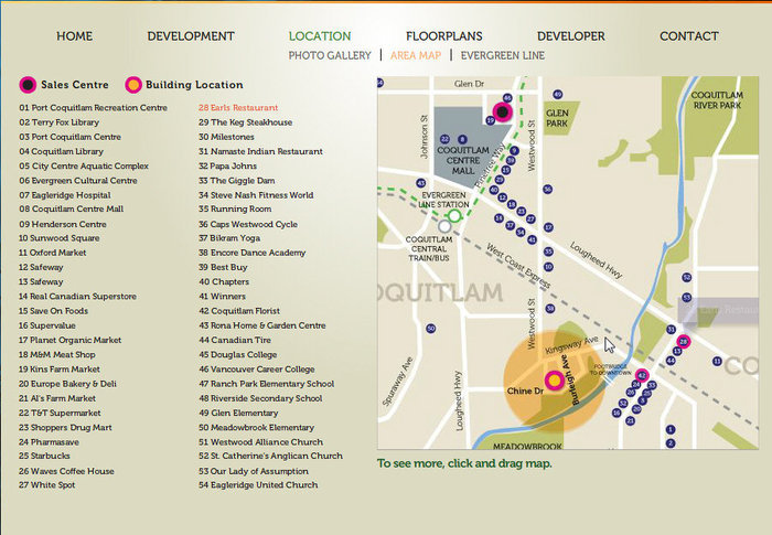Burleigh Walk location map 1