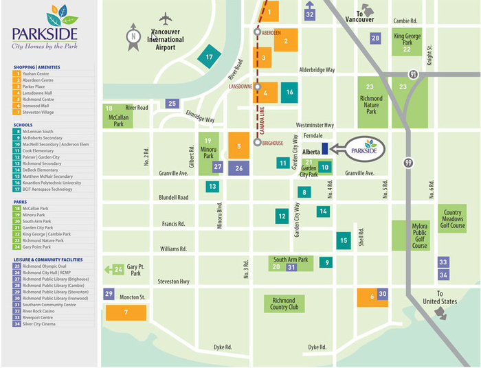 Parkside location map 1