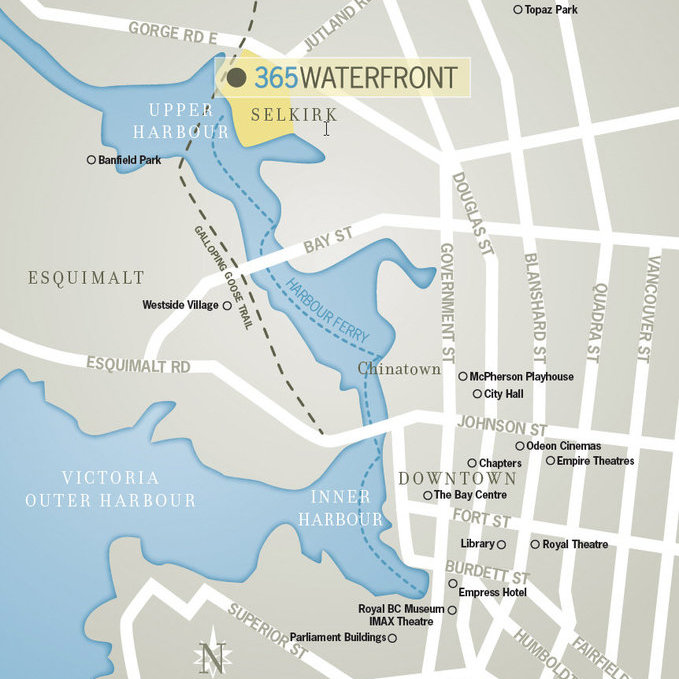 365 Waterfront location map 2
