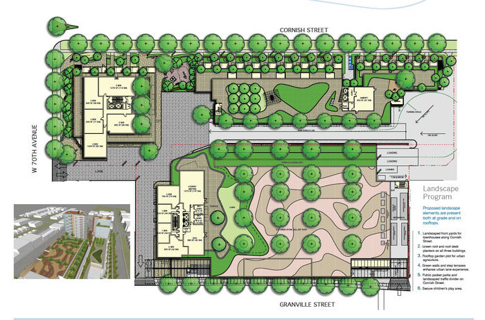 GRANVILLE at 70th - Cornish Estates location map 1