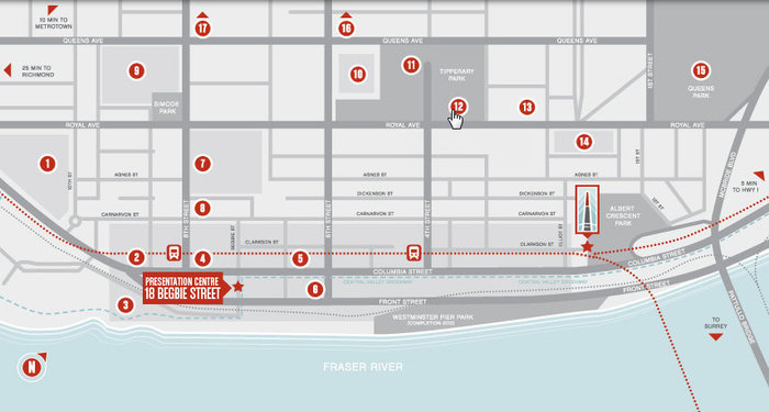 Northbank location map 1