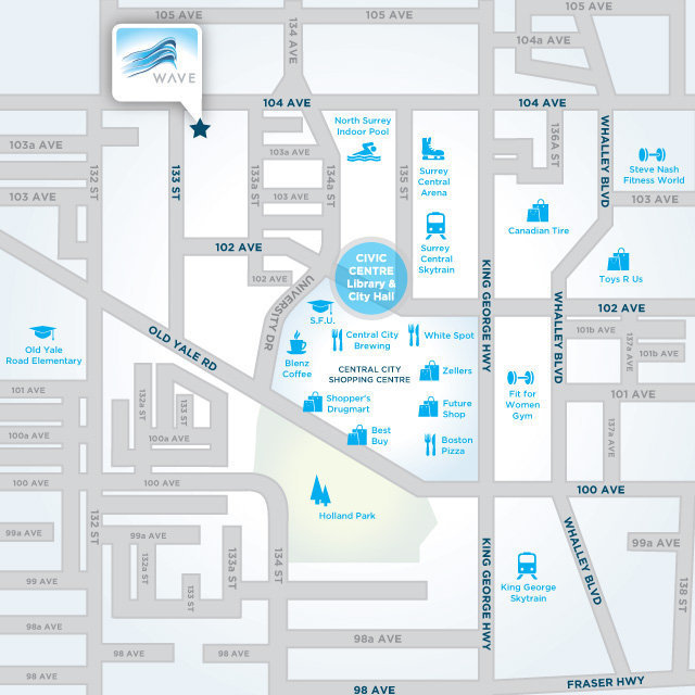 Wave location map 1