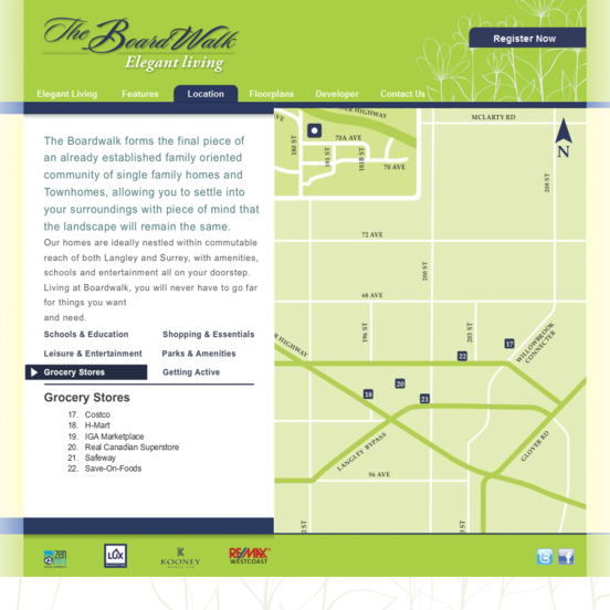 The Boardwalk location map 2