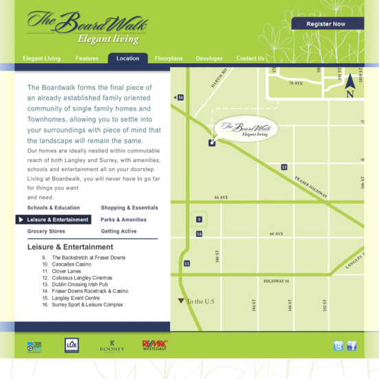 The Boardwalk location map 3
