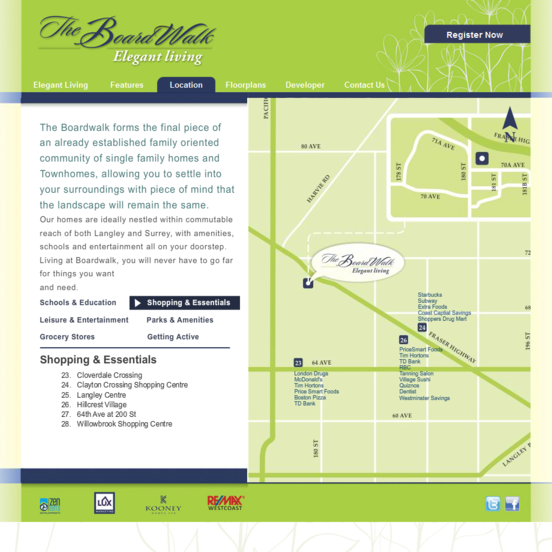The Boardwalk location map 6
