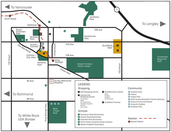 Emerald Heights location map 1