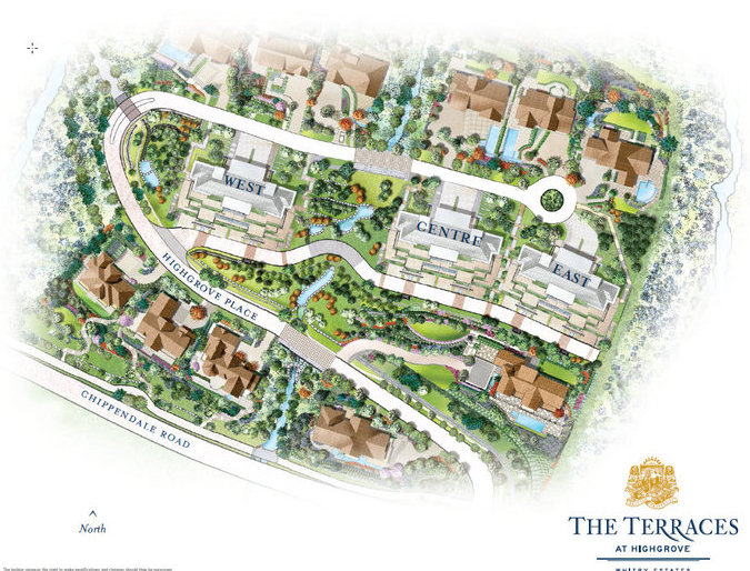 The Terraces at High Grove location map 1