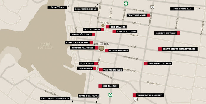 The Sovereign location map 1
