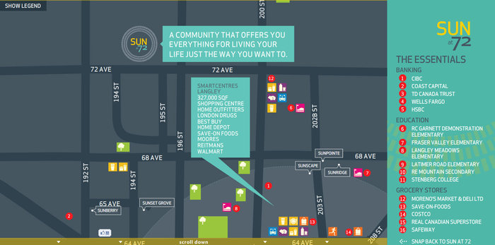 Sun At 72 location map 3