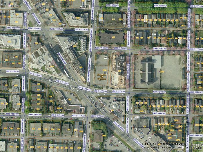 Uptown location map 1