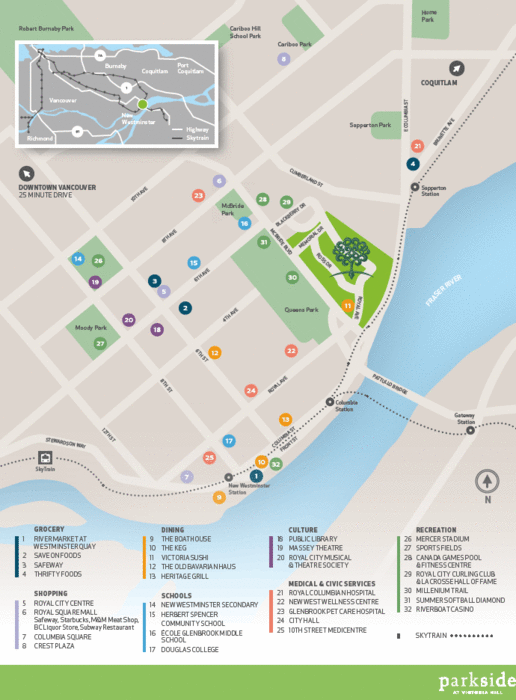 Parkside location map 2