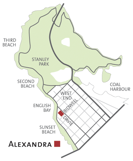 Alexandra location map 1