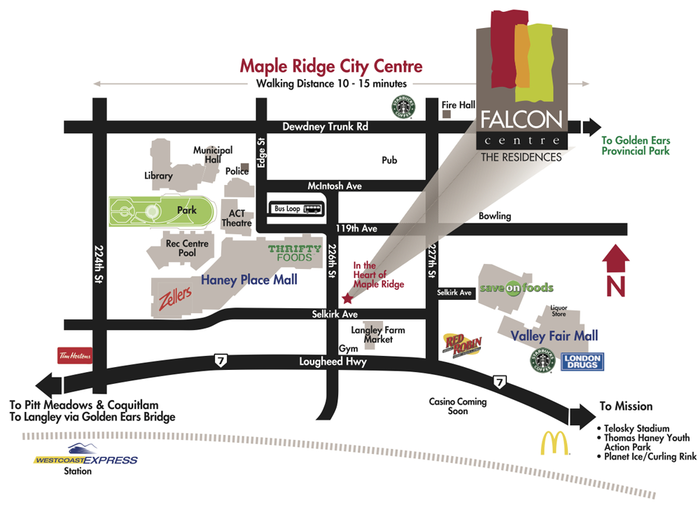 The Residences At Falcon Centre location map 1